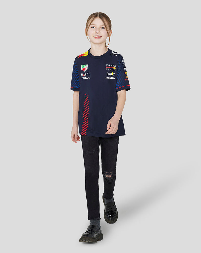 Junior Oracle Red Bull Racing Set Up T-Shirt - Night Sky