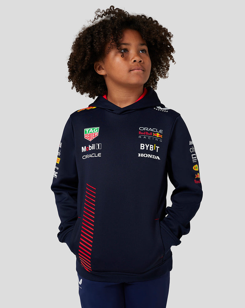 Junior Oracle Red Bull Racing Pullover Hoodie - Night Sky