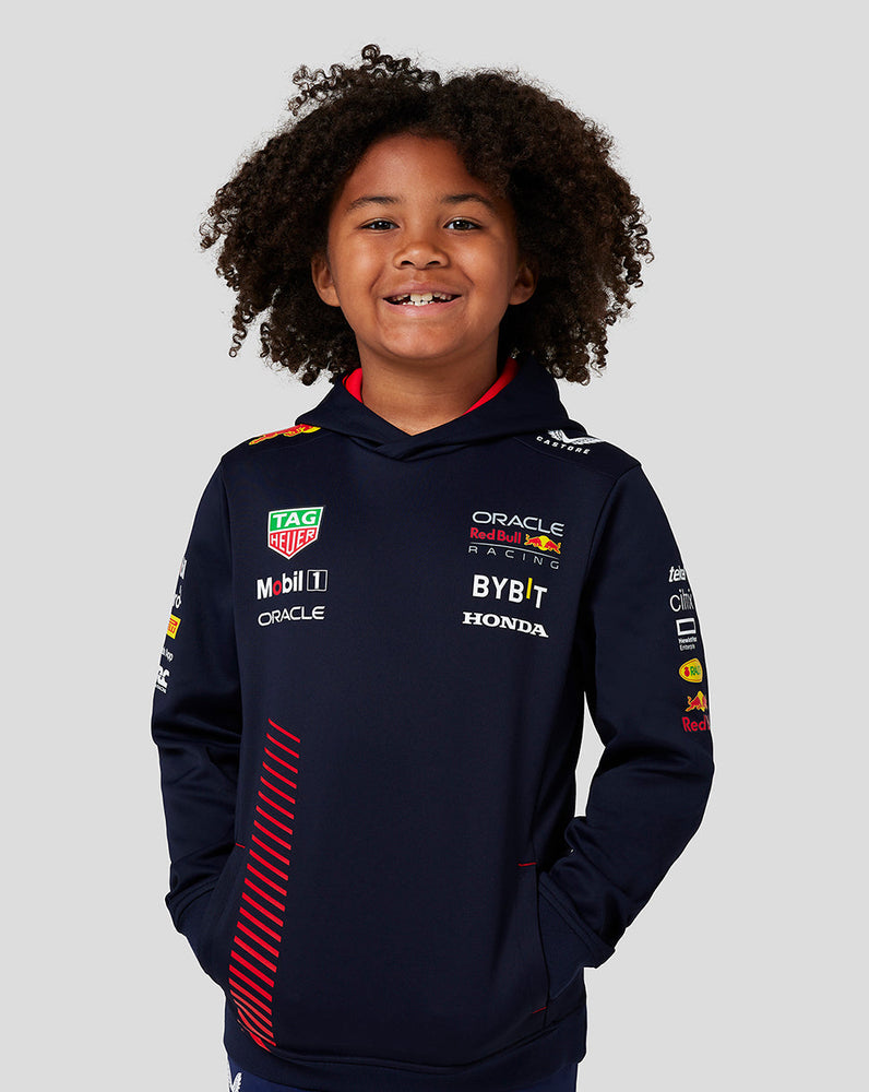 Junior Oracle Red Bull Racing Pullover Hoodie - Night Sky