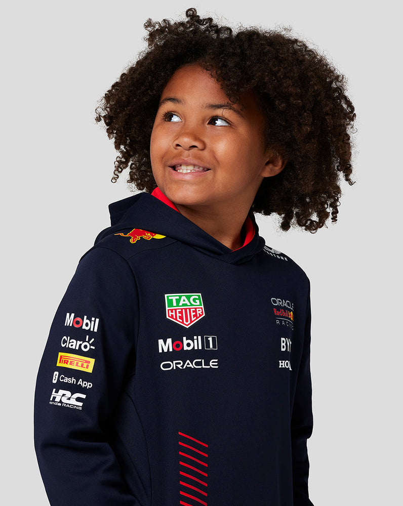 Junior Oracle Red Bull Racing Pullover Hoodie - Night Sky