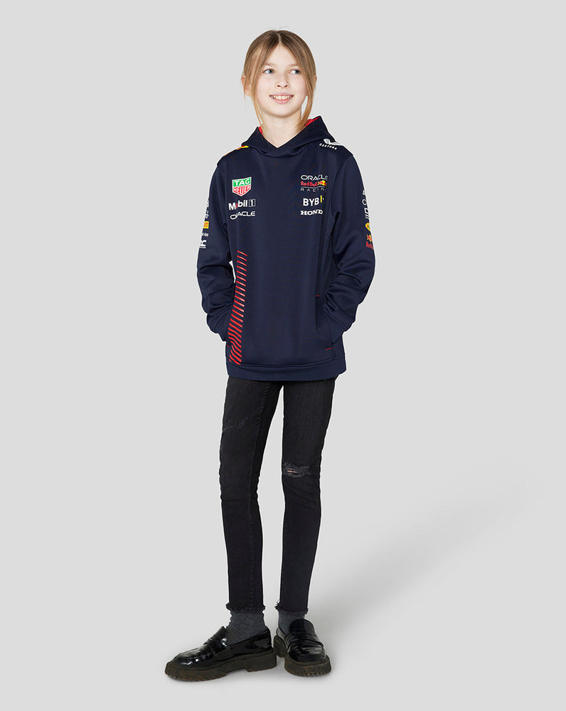 Junior Oracle Red Bull Racing Pullover Hoodie - Night Sky