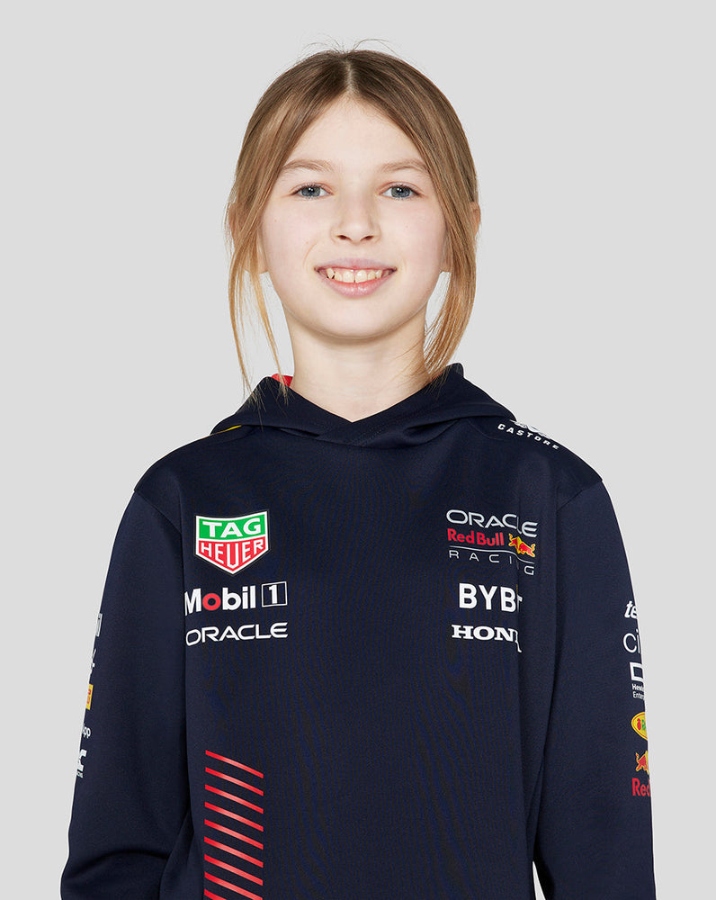 Junior Oracle Red Bull Racing Pullover Hoodie - Night Sky