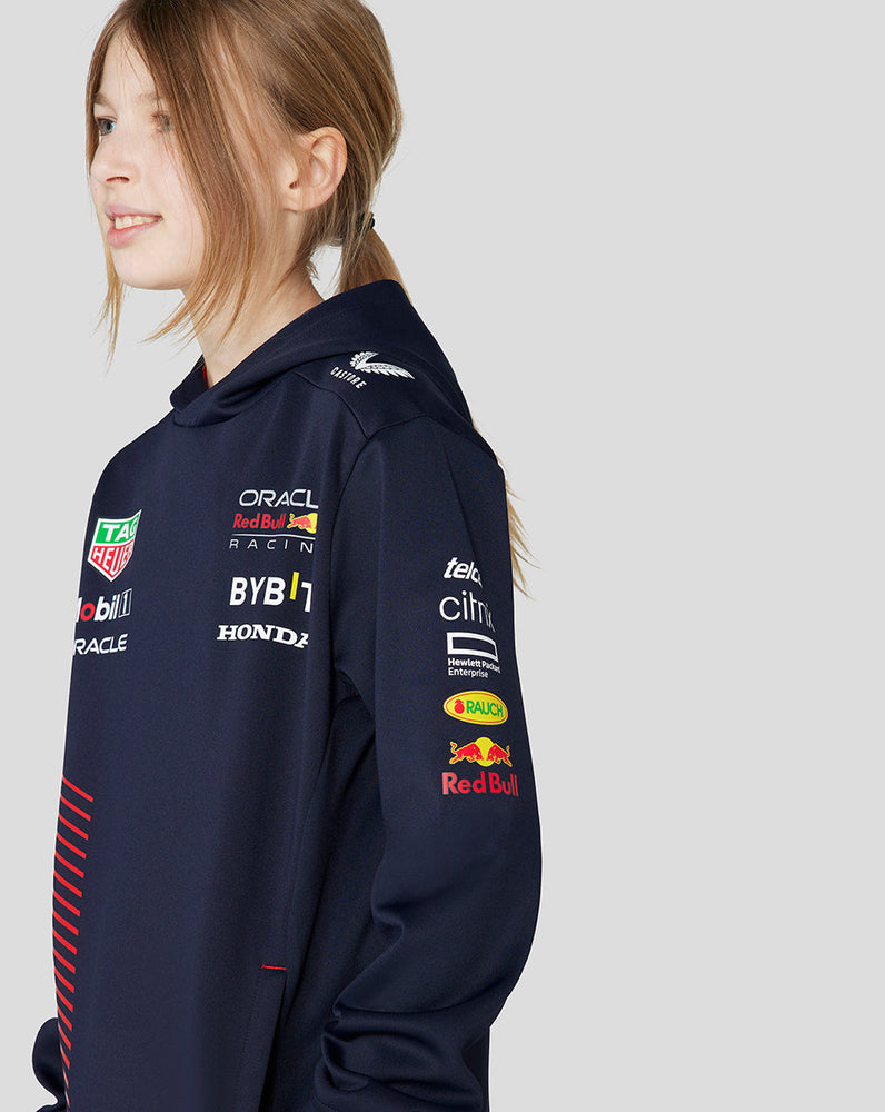 Junior Oracle Red Bull Racing Pullover Hoodie - Night Sky