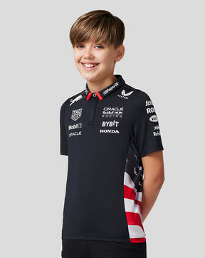 Oracle Red Bull Racing Junior Officiële Teamline America Race Team Polo - Night Sky