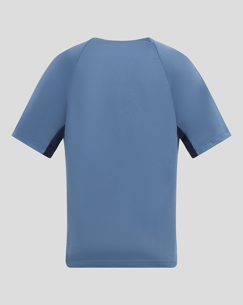 SEVILLA JUNIOR PRO SPELERS TRAININGS T-SHIRT KORTE MOUW - BLAUW