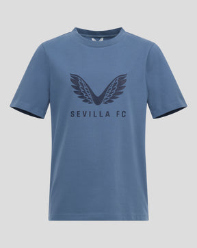 SEVILLA PRO PLAYERS LOCK UP LOGO TEE - BLAUW