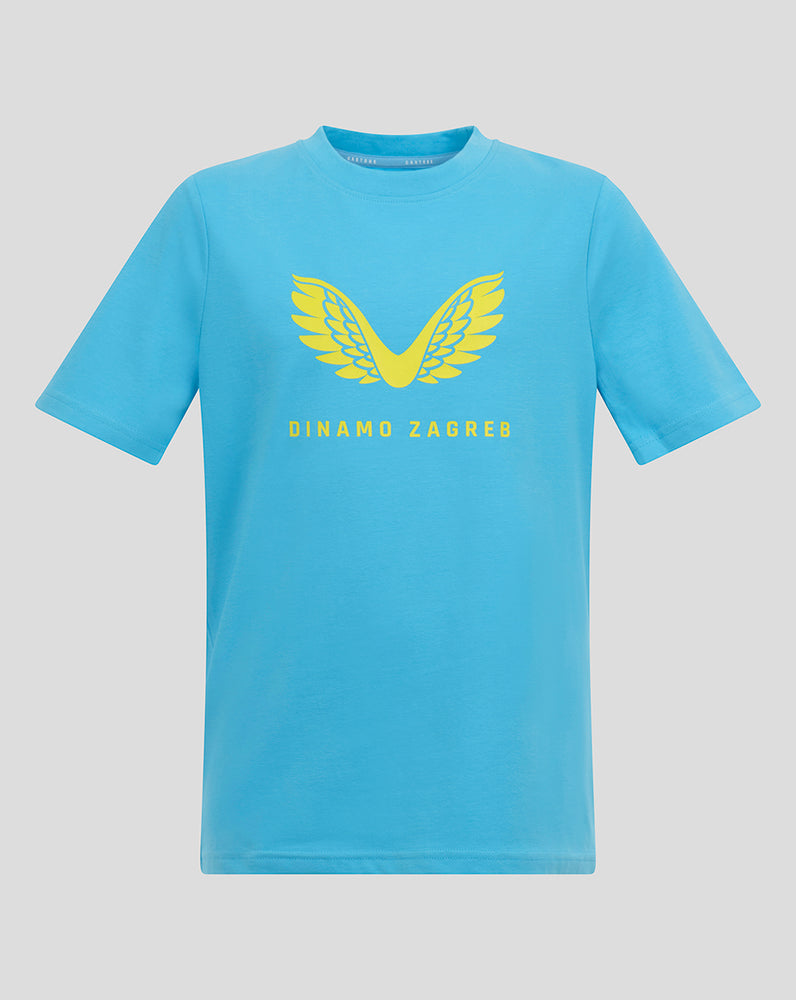 DINAMO ZAGREB PRO PLAYERS LOCK UP LOGO TEE - AQUARIUS