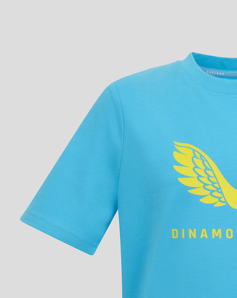DINAMO ZAGREB PRO PLAYERS LOCK UP LOGO TEE - AQUARIUS