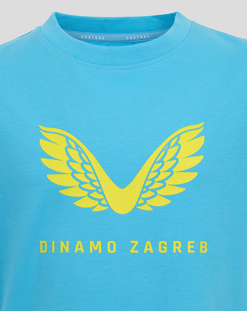 DINAMO ZAGREB PRO PLAYERS LOCK UP LOGO TEE - AQUARIUS