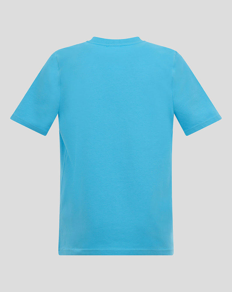 DINAMO ZAGREB PRO PLAYERS LOCK UP LOGO TEE - AQUARIUS