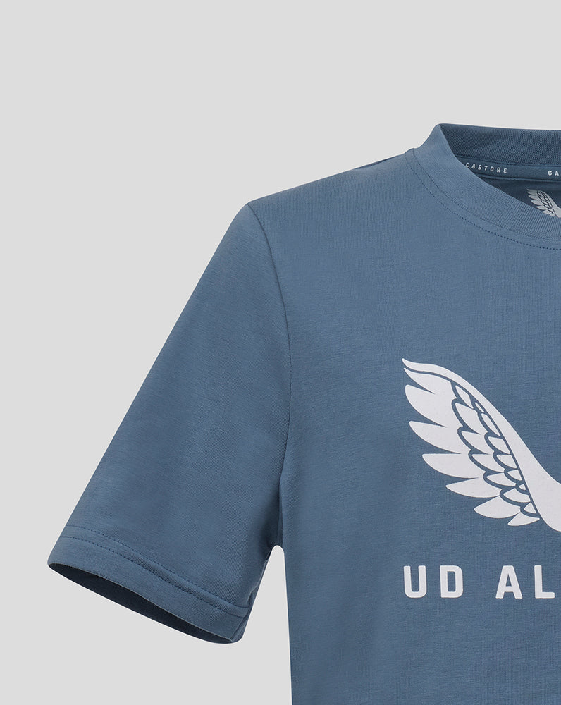 ALMERIA T-SHIRT MET PRO PLAYERS-LOGO - BLAUW