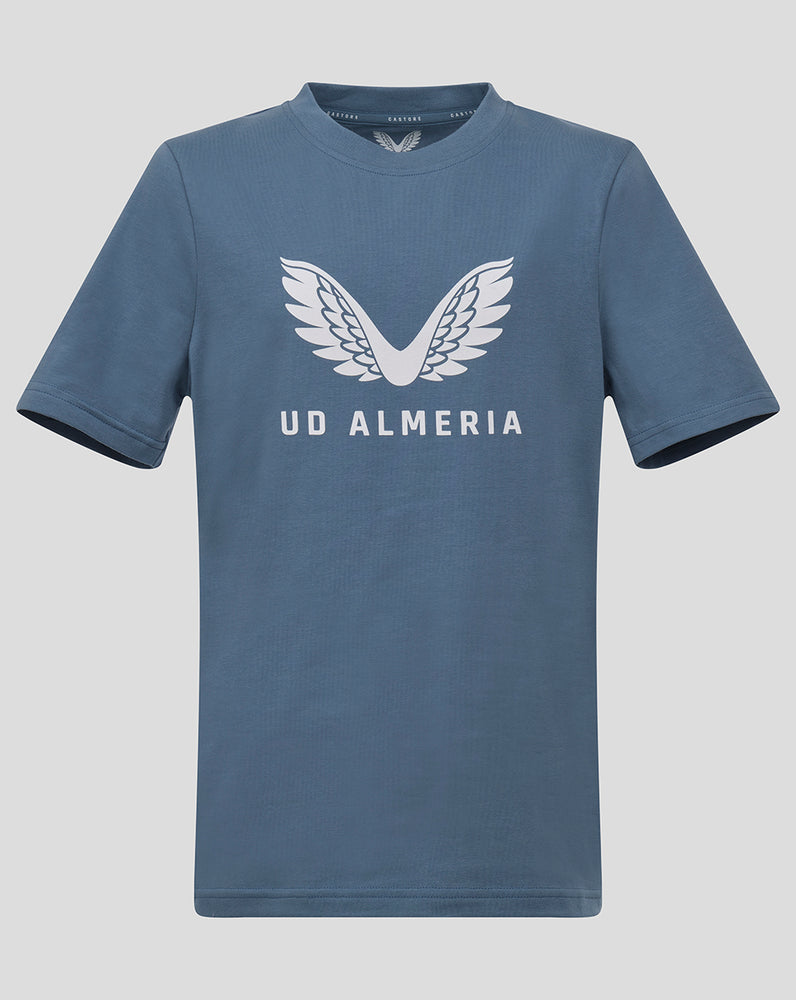 ALMERIA T-SHIRT MET PRO PLAYERS-LOGO - BLAUW