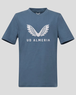 ALMERIA T-SHIRT MET PRO PLAYERS-LOGO - BLAUW