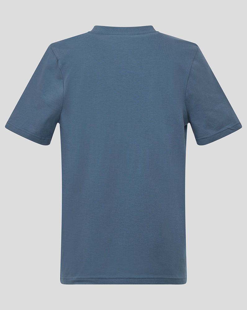 ALMERIA T-SHIRT MET PRO PLAYERS-LOGO - BLAUW