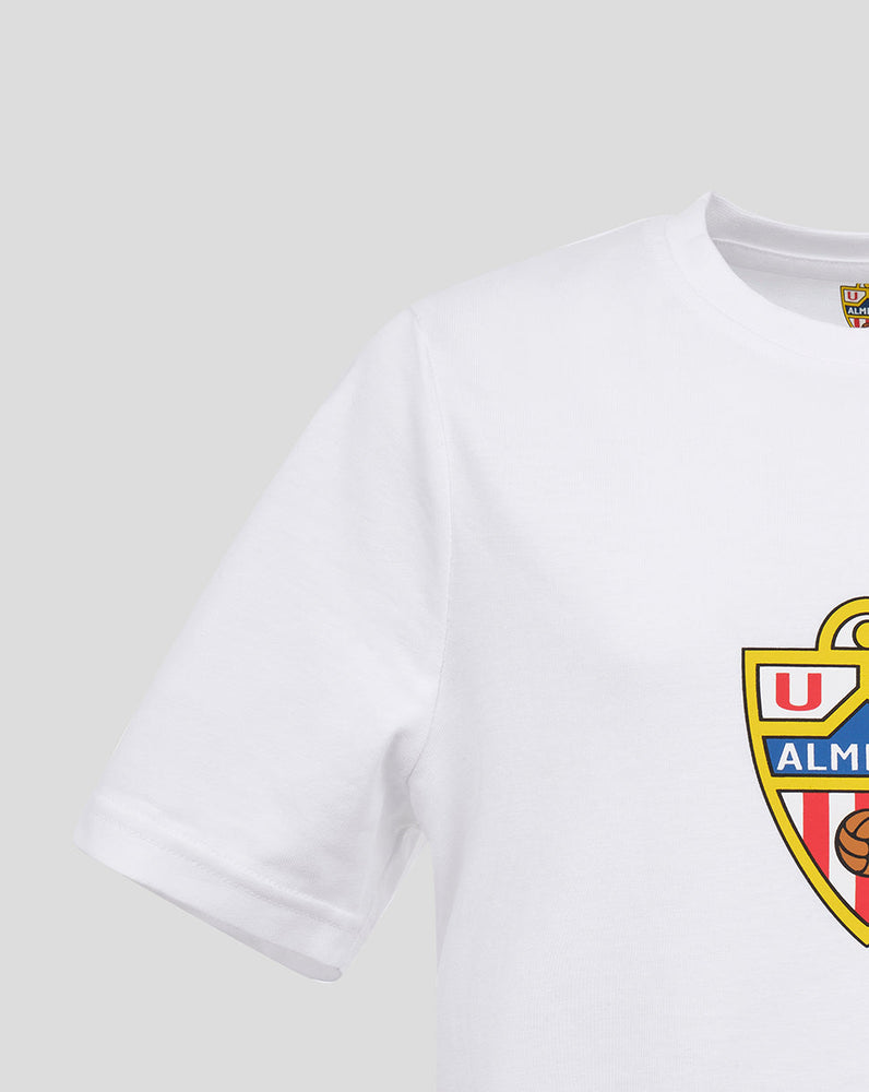 ALMERIA JUNIOR CORE CREST T-SHIRT - WIT