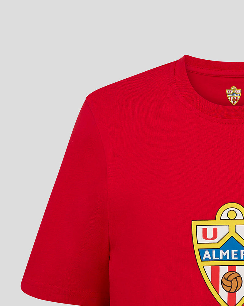 ALMERIA JUNIOR T-SHIRT MET LOGO - ROOD