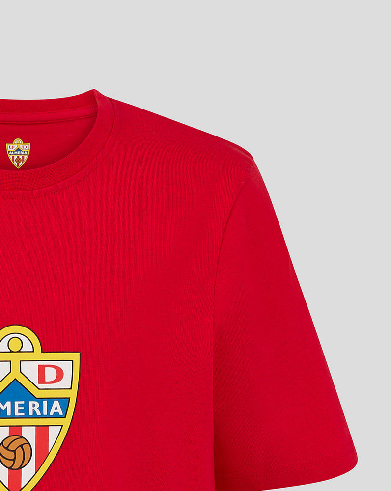 ALMERIA JUNIOR T-SHIRT MET LOGO - ROOD