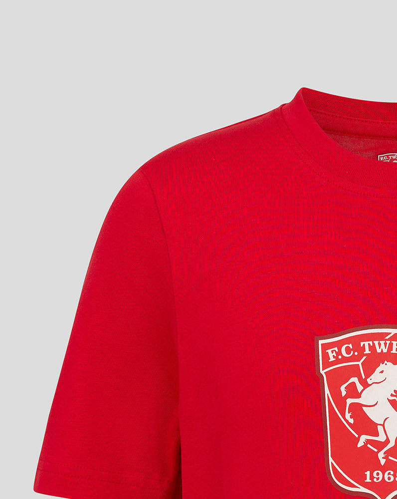 FC TWENTE  CORE LOGO T-SHIRT - JUNIOR - ROOD