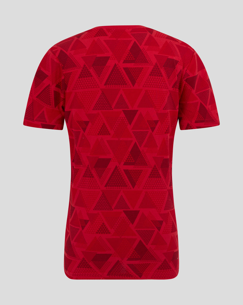 ALMERIA JUNIOR KORTE PYJAMASET - ROOD
