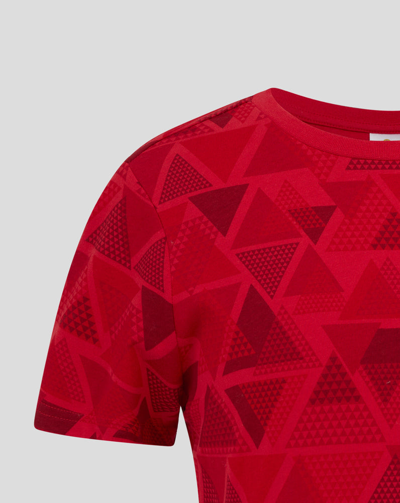 ALMERIA JUNIOR KORTE PYJAMASET - ROOD