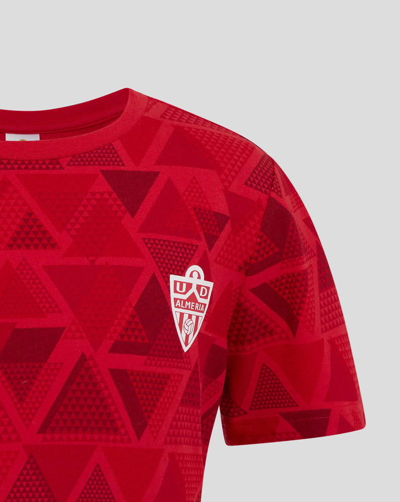 ALMERIA JUNIOR KORTE PYJAMASET - ROOD