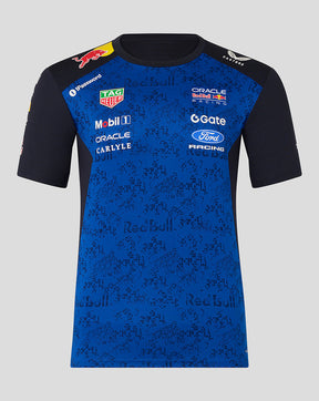 Oracle Red Bull Racing Heren Teamline Set Up T-Shirt - Night Sky / Surf The Web