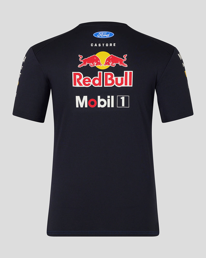 Oracle Red Bull Racing Heren Teamline Set Up T-Shirt - Night Sky / Surf The Web