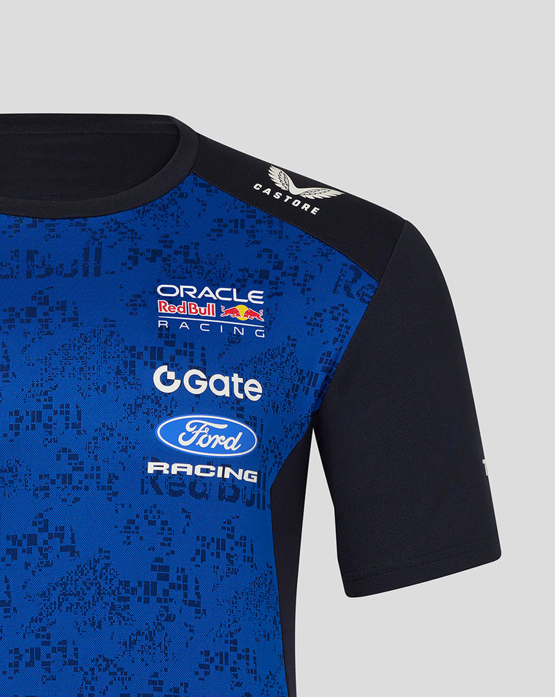 Oracle Red Bull Racing Heren Teamline Set Up T-Shirt - Night Sky / Surf The Web