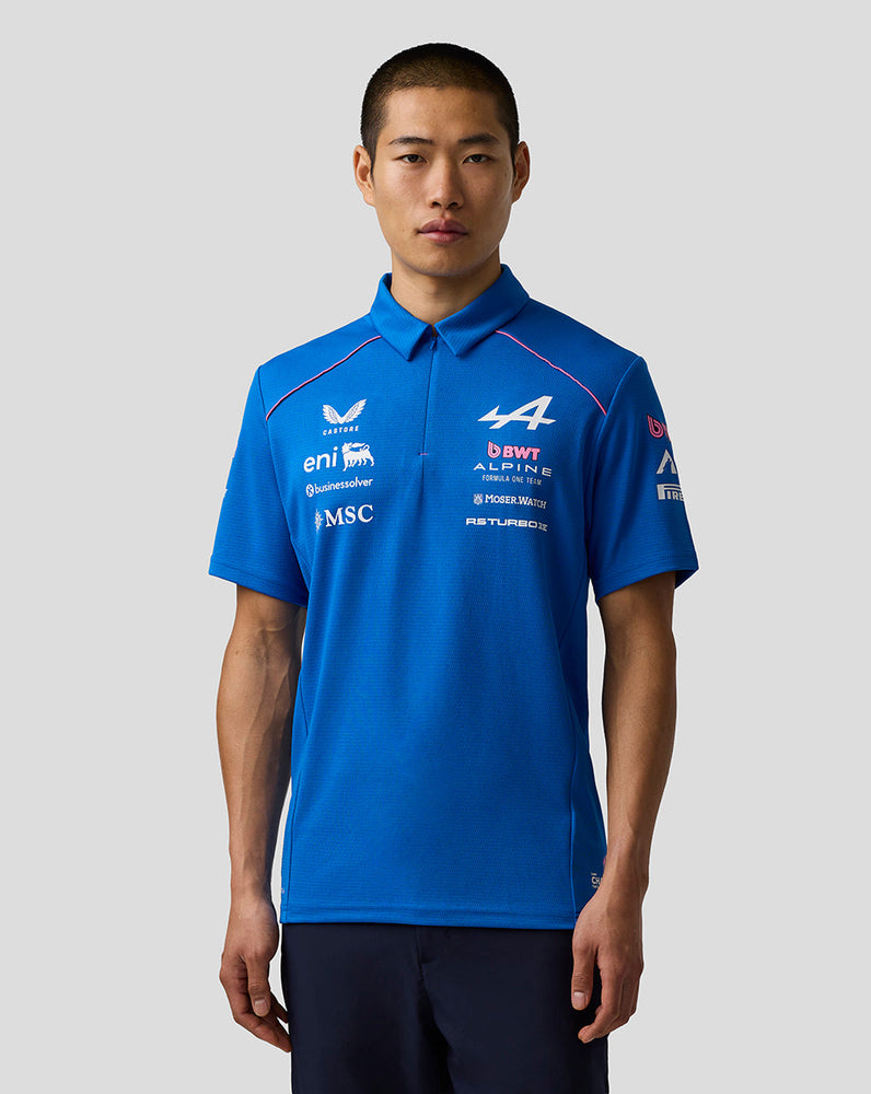 Officiële Heren BWT Alpine Formula One Team Polo
