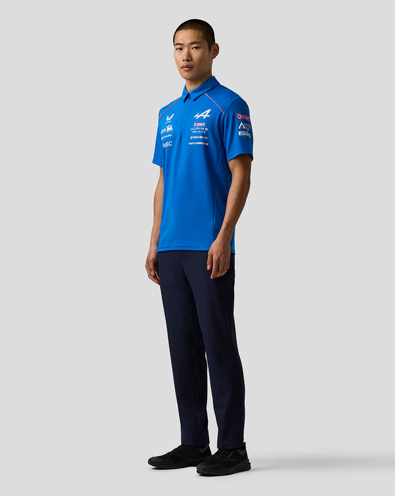 Officiële Heren BWT Alpine Formula One Team Polo