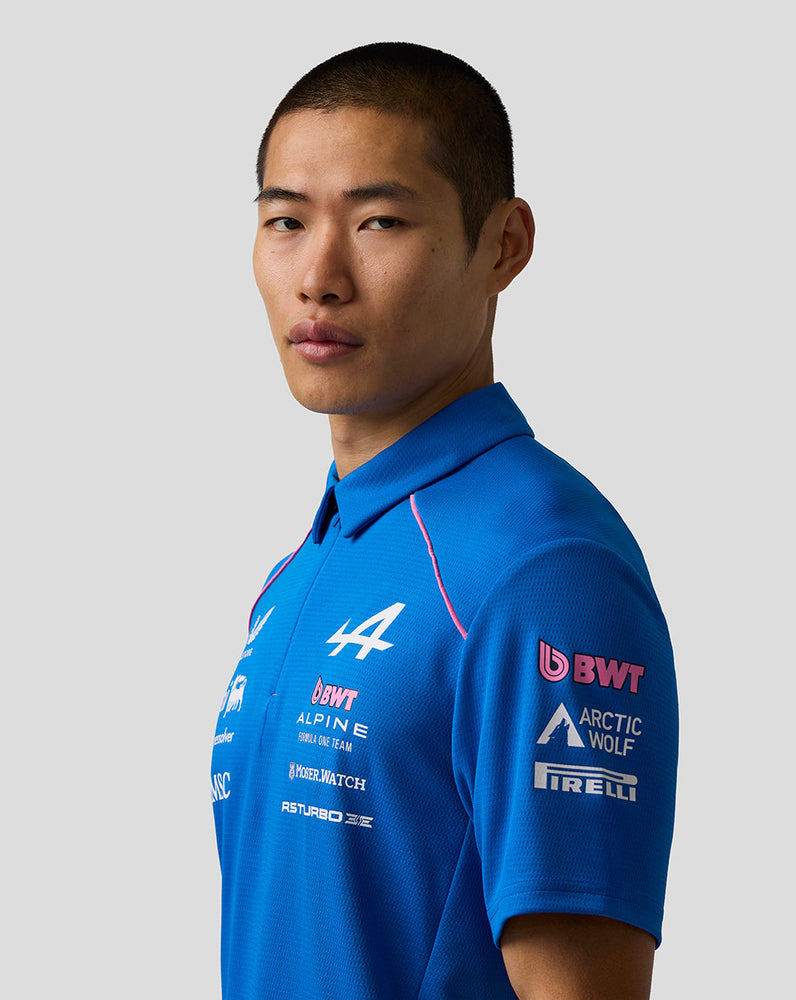 Officiële Heren BWT Alpine Formula One Team Polo