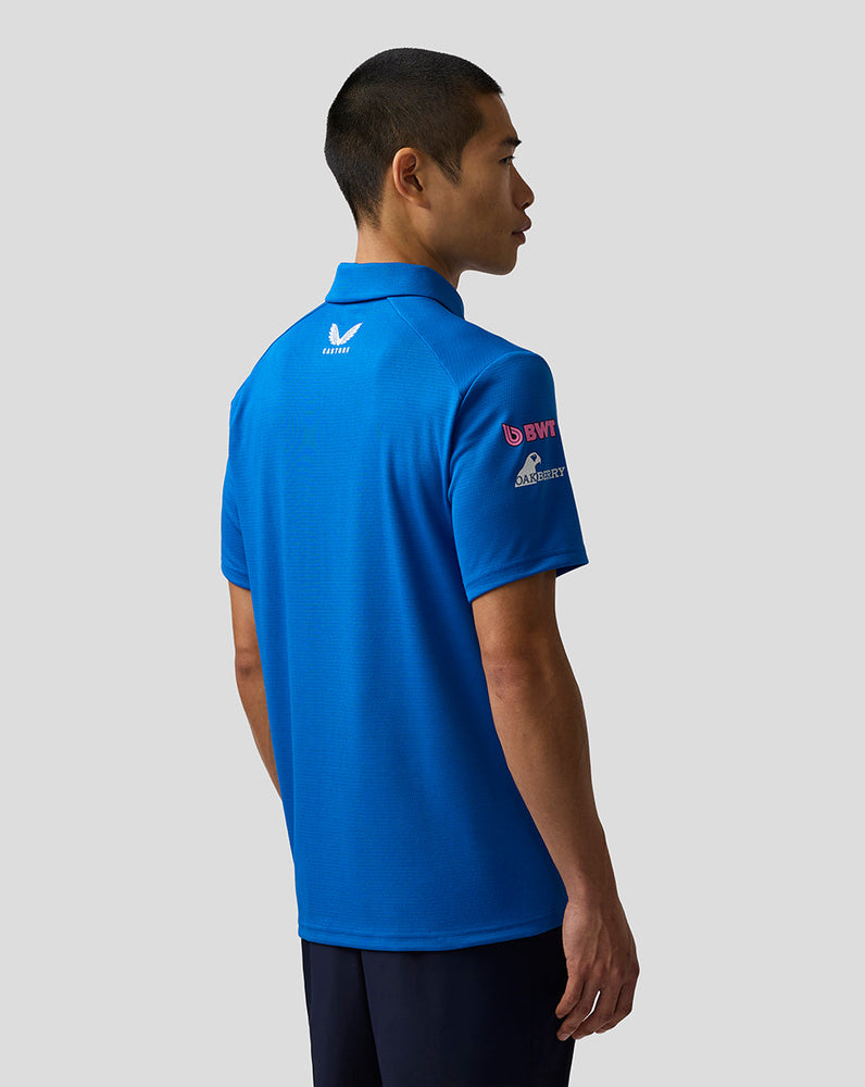 Officieel Heren Gepersonaliseerd BWT Alpine Formula One Team Polo Shirt