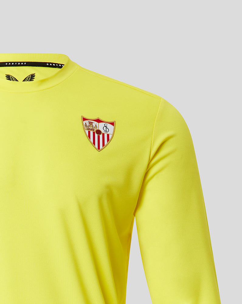 Sevilla Heren Base Keeper Lange Mouwen Thuisshirt - Geel