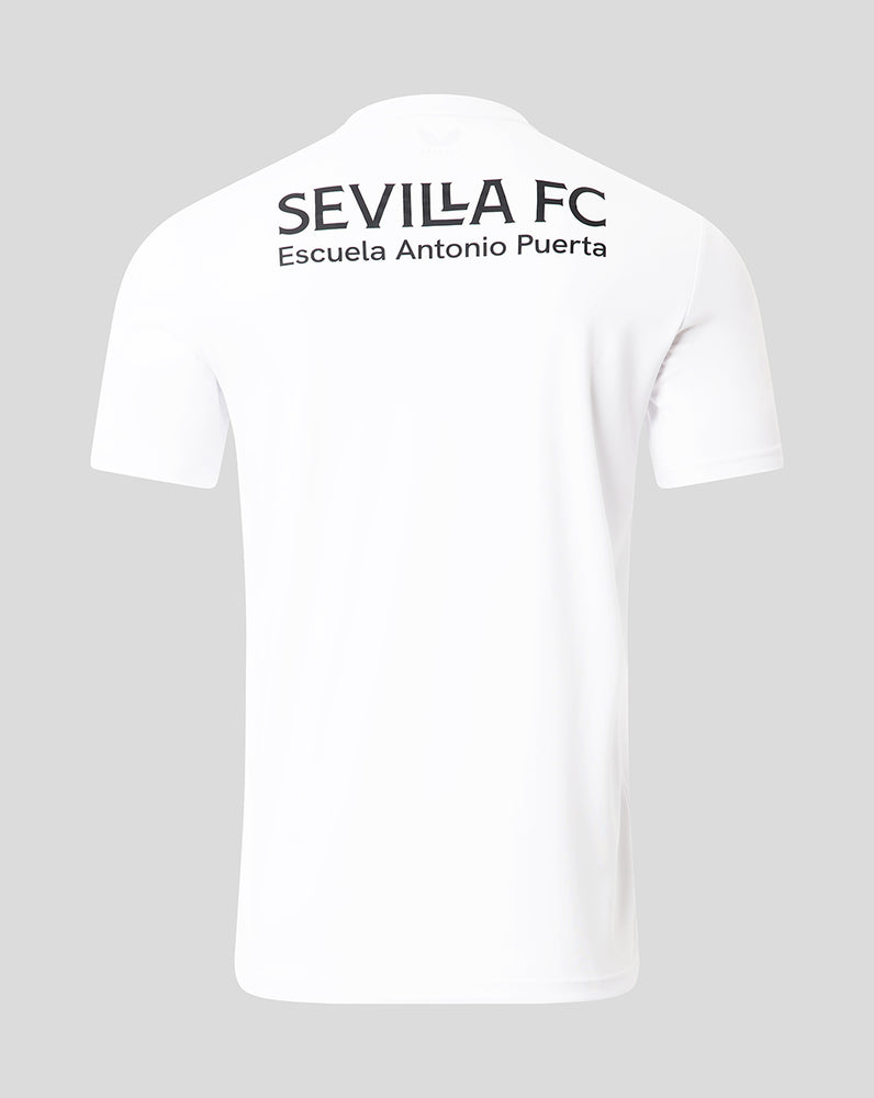 Sevilla Heren Korte Mouwen Uitshirt - Wit
