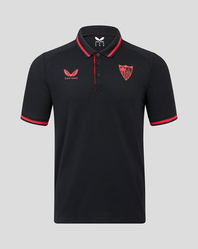 Sevilla Heren Polo Shirt - Zwart/Rood