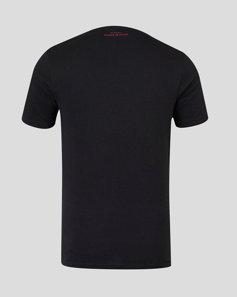 Almeria Classic Heren Korte Mouw T-Shirt - Zwart
