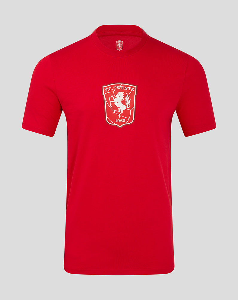 FC TWENTE CORE LOGO T-SHIRT - HEREN - ROOD