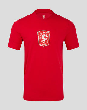 FC TWENTE CORE LOGO T-SHIRT - HEREN - ROOD