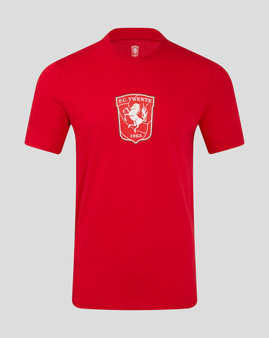 FC TWENTE CORE LOGO T-SHIRT - HEREN - ROOD