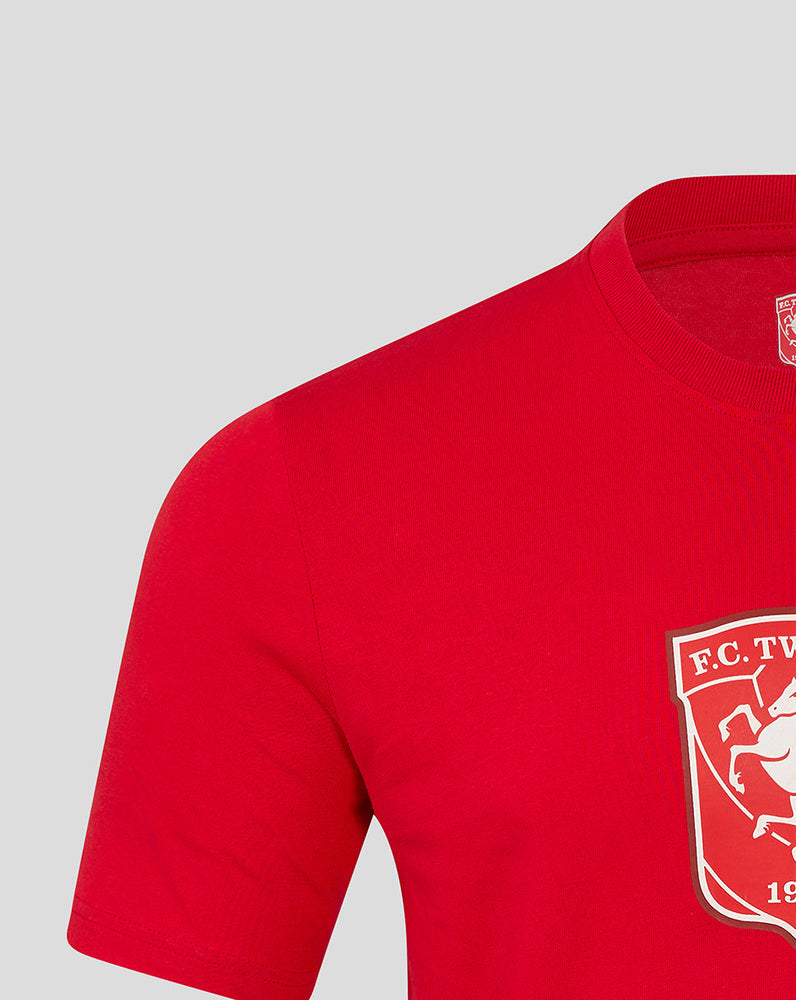 FC TWENTE CORE LOGO T-SHIRT - HEREN - ROOD