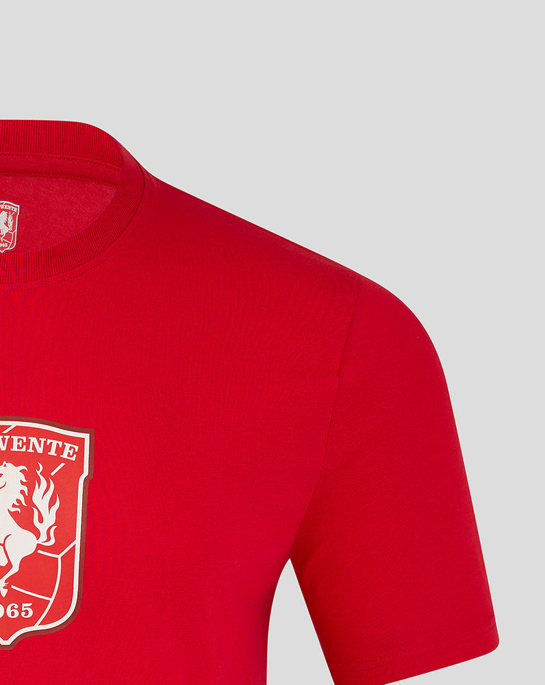 FC TWENTE CORE LOGO T-SHIRT - HEREN - ROOD