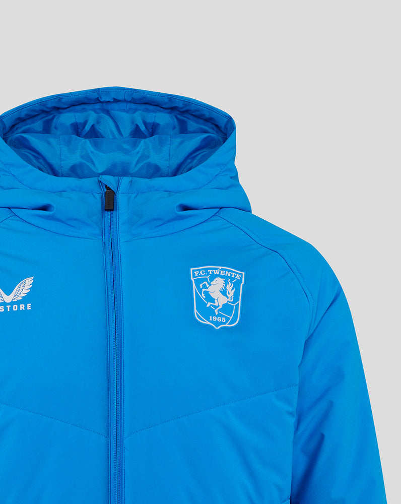FC TWENTE PERFORMANCE GEWATTEERDE JAS 25/26 - UNISEX - BLAUW