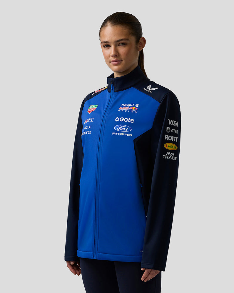 Oracle Red Bull Racing Unisex Teamline Soft Shell Jas - Night Sky / Surf The Web