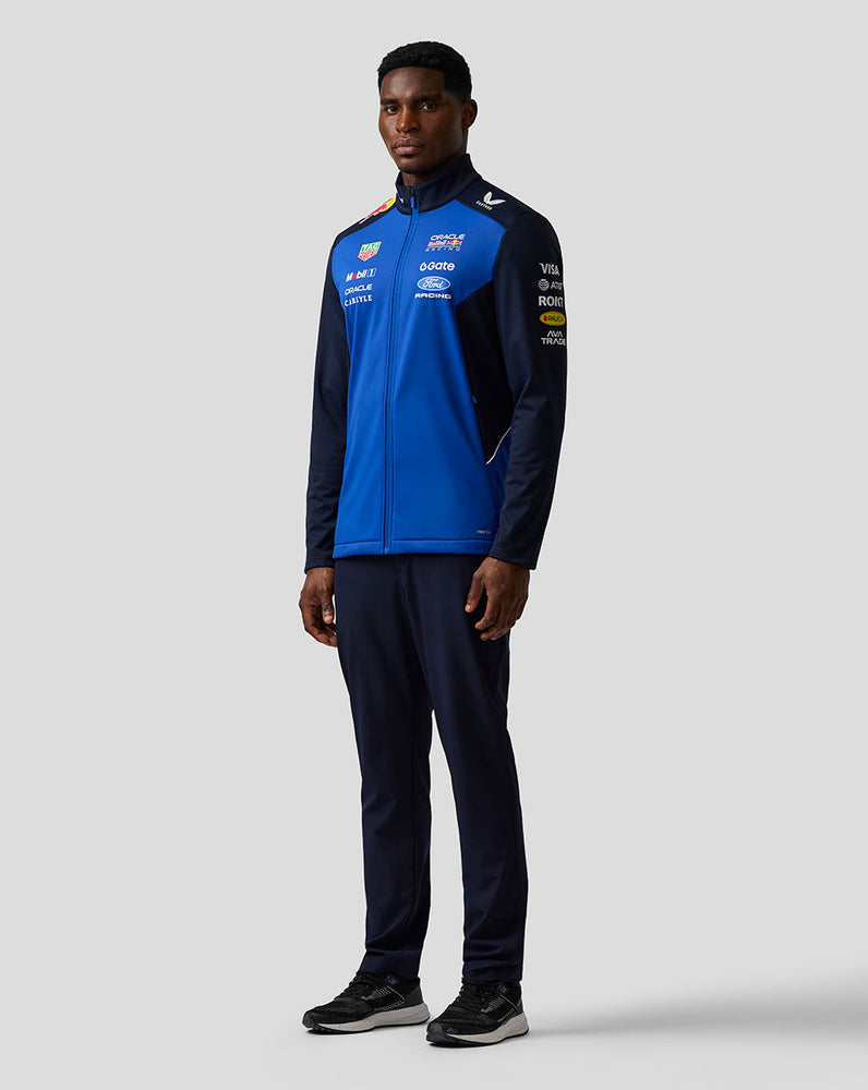 Oracle Red Bull Racing Unisex Teamline Soft Shell Jas - Night Sky / Surf The Web