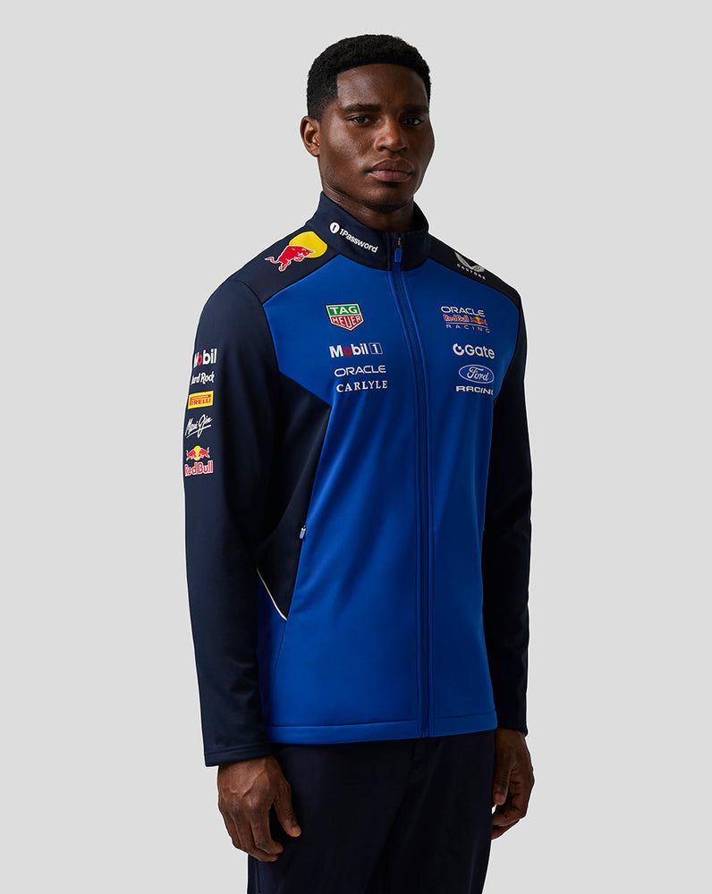 Oracle Red Bull Racing Unisex Teamline Soft Shell Jas - Night Sky / Surf The Web