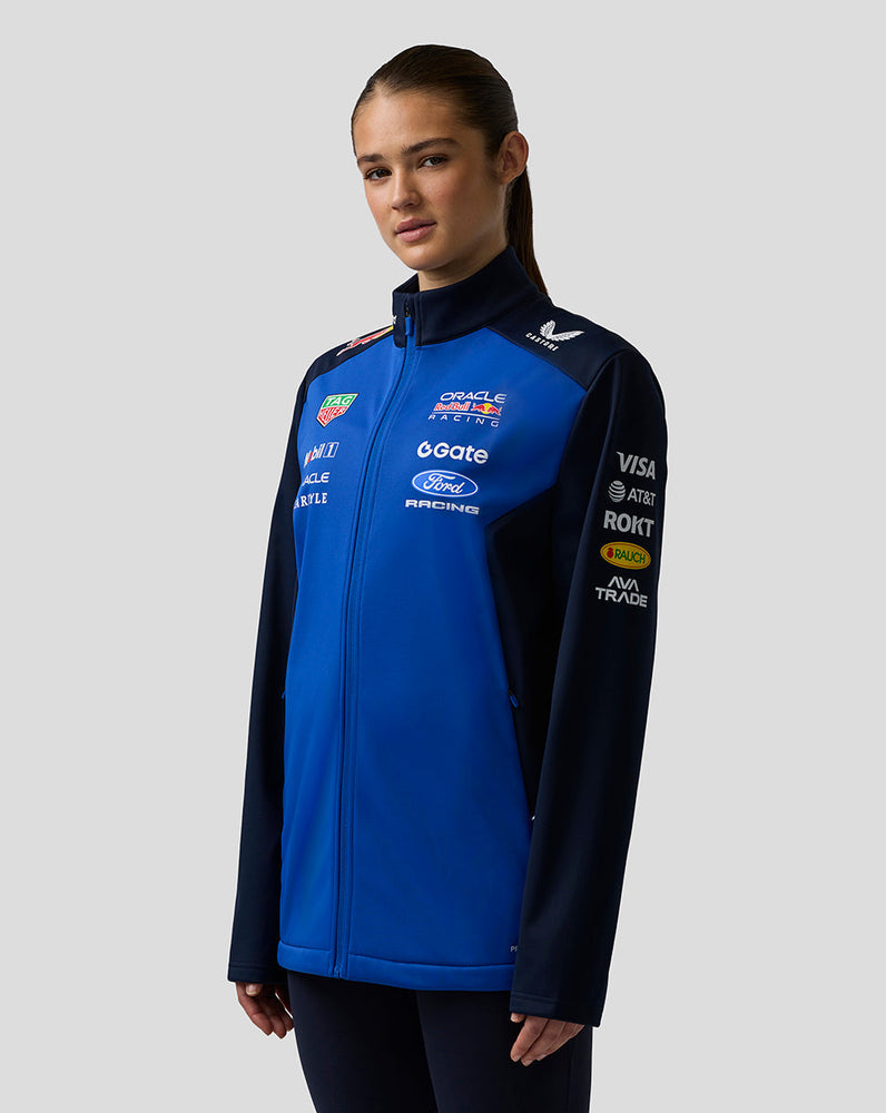 Oracle Red Bull Racing Unisex Teamline Soft Shell Jas - Night Sky / Surf The Web