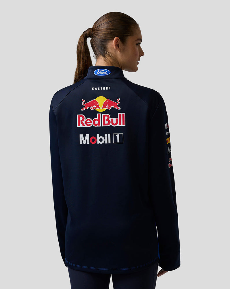 Oracle Red Bull Racing Unisex Teamline Midlayer met Kwartrits - Night Sky / Surf The Web