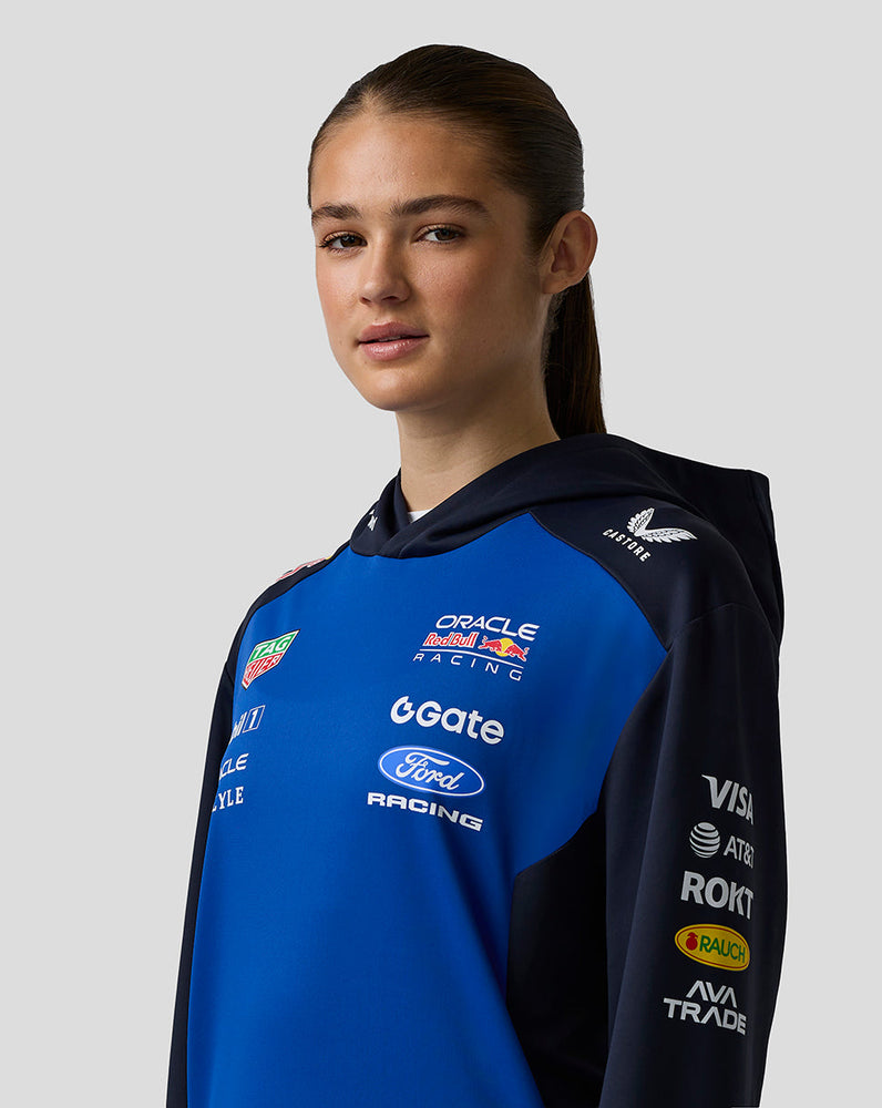 Oracle Red Bull Racing Unisex Teamline Hoodie - Night Sky / Surf The Web
