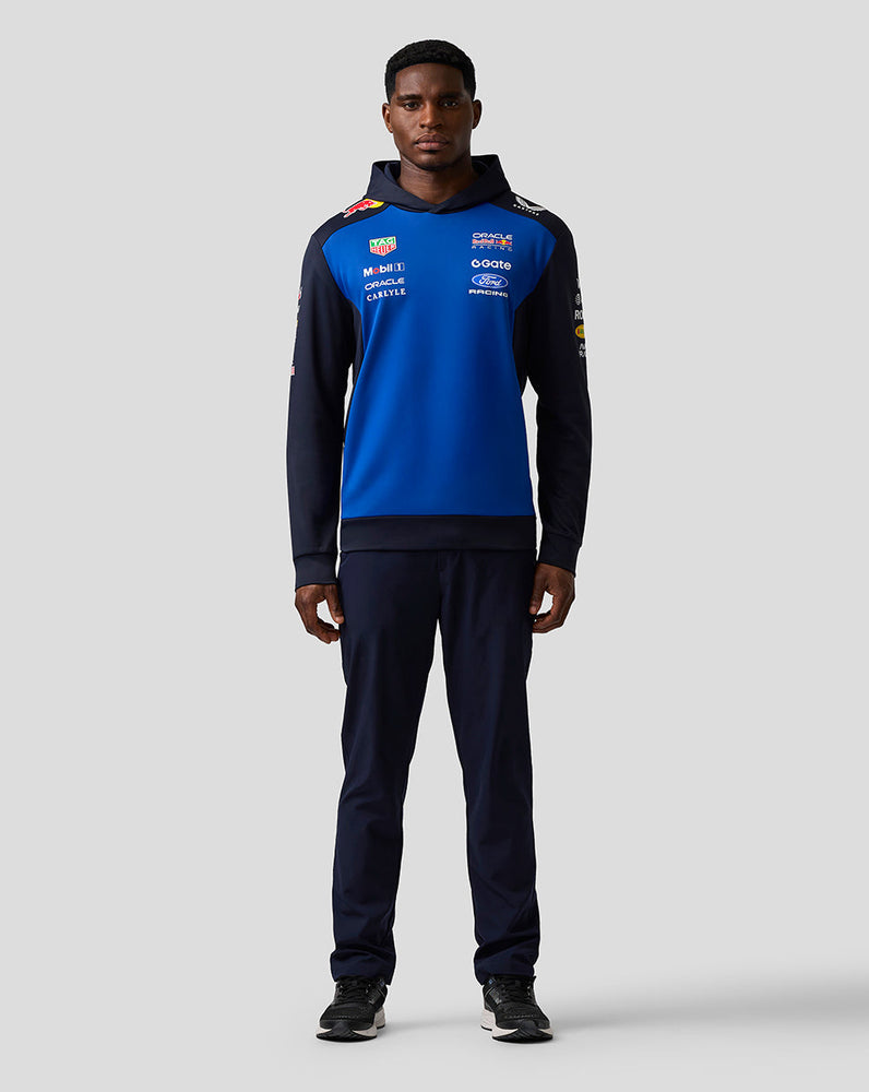 Oracle Red Bull Racing Unisex Teamline Hoodie - Night Sky / Surf The Web