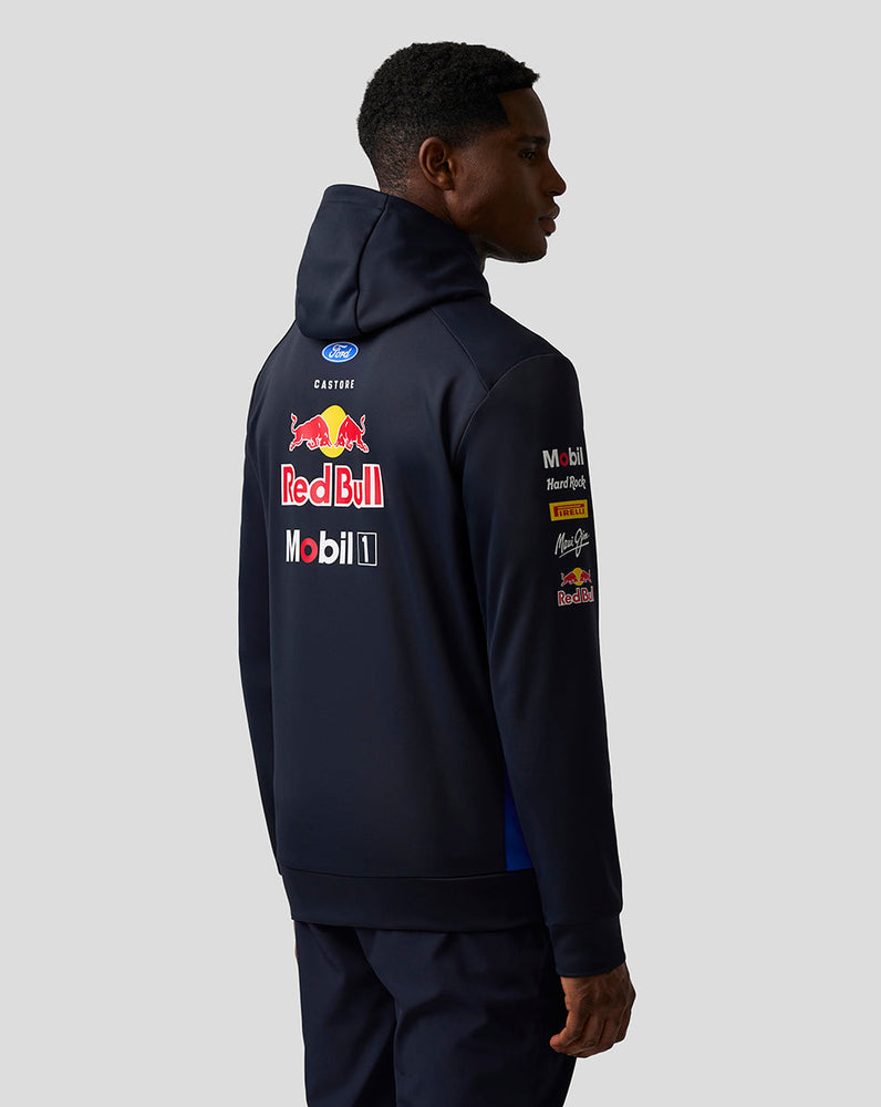 Oracle Red Bull Racing Unisex Teamline Hoodie met Rits - Night Sky / Surf The Web